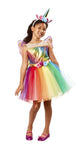 Rainbow Unicorn Child Dress Costume Small0