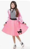 Poodle Dress with Belt and Scarf for Girls  Size Large 10-120