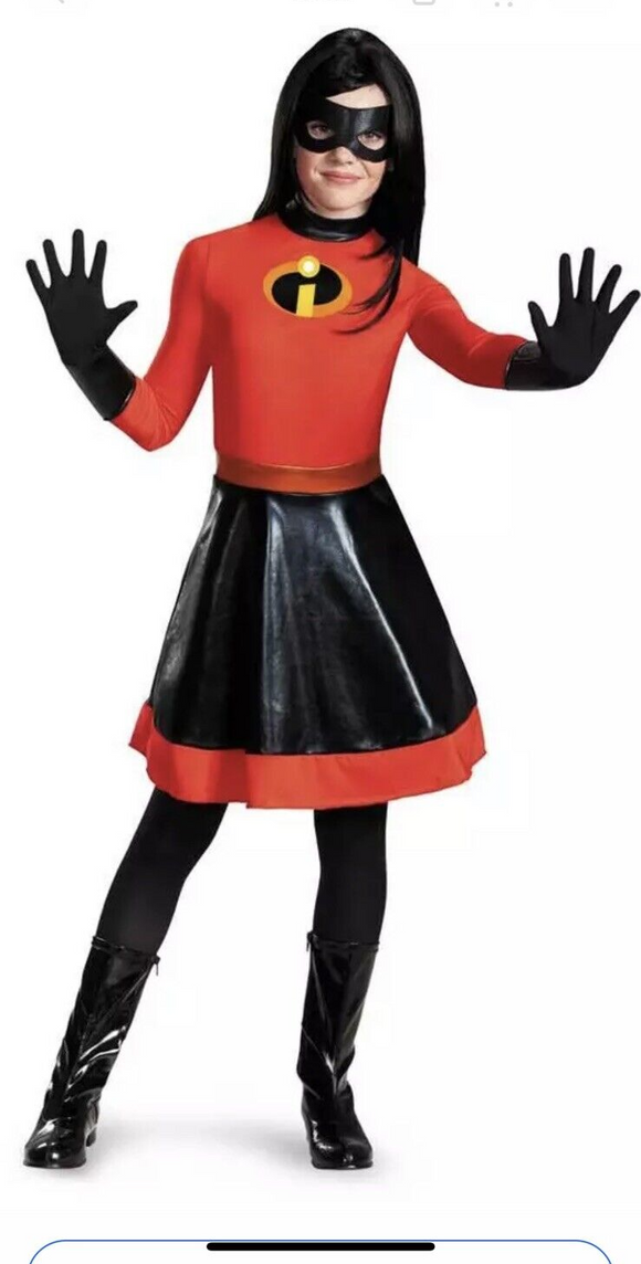 Licensed The Incredibles Violet Tween Girls Halloween Costume Medium 7-8