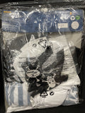 Child Girls Punky Pirate Skeleton Halloween Costume Med 8-10