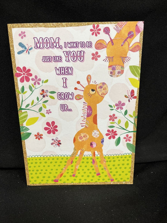 Mother's Day for Mom Greeting Card w/Envelope