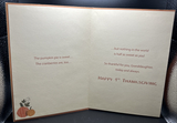 Happy 1st Thanksgiving Granddaughter Greeting Card w/Envelope