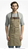 Artisan Collection by Reprime Polyester/Cotton Espresso Bib Apron RP123 One Size