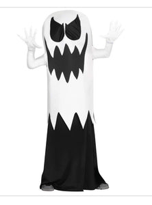 Kids Floating Ghost White Child Halloween Costume Size L 12-14
