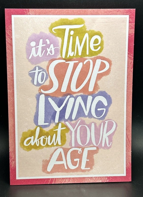 Getting Old Birthday Greeting Card w/Envelope