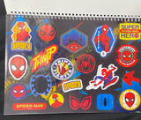 Marvel Spiderman Sketch Pad W/Stickets 49 Sheets 15x9”