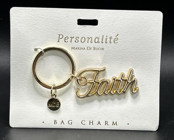 Personalite Marina De Buchi Personalized Bag Charm Faith