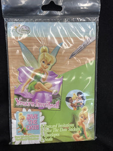 Disney Fairies Tinker Bell Birthday Party Postcard Invitations Package of 8