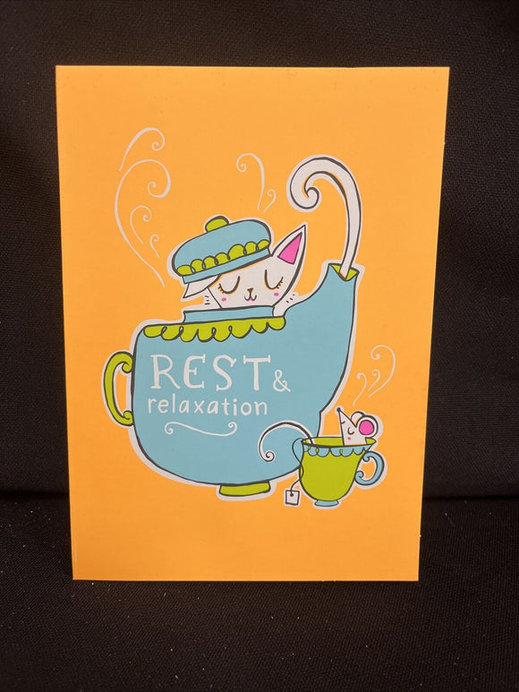 Get Well Soon Greeting Card w/Envelope