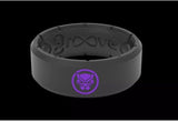 Marvel Groove Life "Black Panther Icon/Wakanda Forever" Silicone Ring Size 11