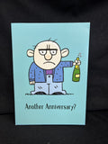 Happy Anniversary Humor (Rolling Eyes) Greeting Card w/Envelope