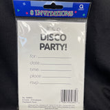 70’s Disco Party Invitations 8Ct