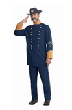 Union Officer Fancy-Dress Costumes for Men with Jacket and Pants Adult0