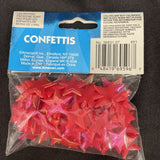 Red Star Plastic Party Confetti 60pcs