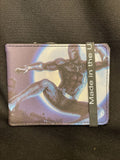 Black Panther Action Pose Moon Blues Bifold Wallet Buckle Down