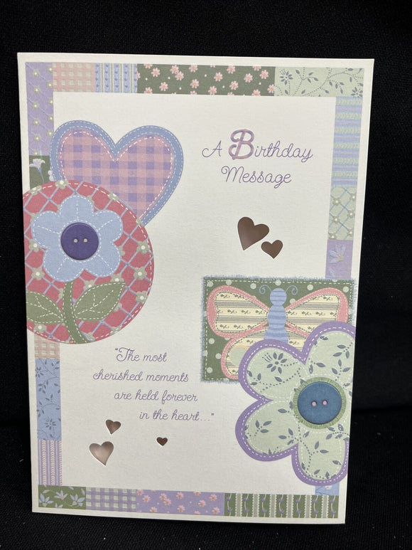 Happy Birthday Greeting Card w/Envelope