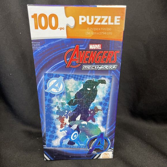 Marvel Avengers Mech Strike 100 Pc Puzzle 15”x11”