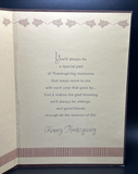 For Brother on Thanksgiving Greeting Card w/Envelope