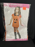 Pumpkin Romper Girls Child Halloween Costume Medium 8-10