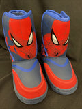 Spiderman Light Up Toddler Boys Snow Boot Size 10