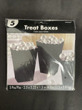 Amscan Paper Popcorn Boxes; 5.25"H x 2.5"W Black  5 Per Pack