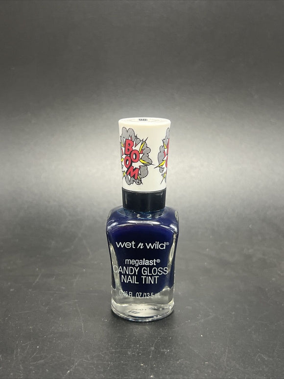 Wet n Wild Megalast Candy Gloss Nail Tint - 34711 A Case of Blue - NEW