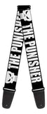 Punisher Guitar Strap Adjustable Buckle-Down GS-WPS0120