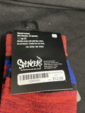 Marvel Red Spider Sense Crew Socks Shoe Size 8-12