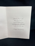 Happy Anniversary Wishes Greeting Card w/Envelope