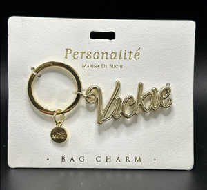 Personalite Marina De Buchi Personalized Bag Charm Vickie