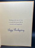 Thanksgiving Wishes Greeting Card w/Envelope