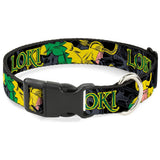 Plastic Clip Collar - LOKI in Action- WAV028 Large Marvel