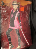 Fun World Dragon Ninja Girls Costume Size Small 4-6