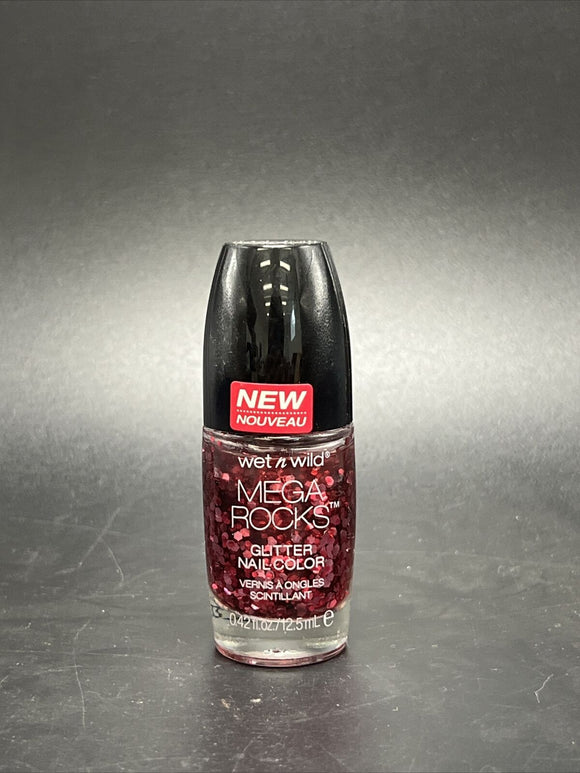 Wet N Wild Mega Rocks Glitter Nail Color Polish - 492C Creative Control