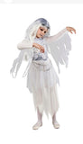 White Ghostly Girl Child Costume Size 60