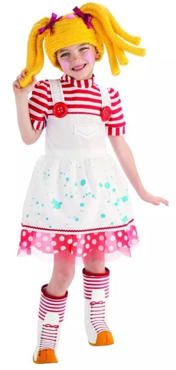 Lalaloopsy Deluxe Spot Splatter Splash Costume Child Toddler Small 4-6