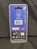 Marvel Comics Avengers Debossed Logo Metal Keychain, Silver/Black (... NEW