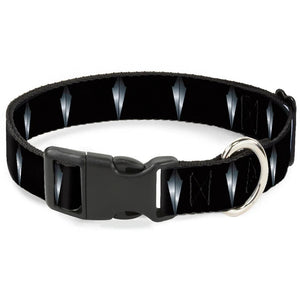 Plastic Clip Collar - Black Panther Tooth- WAV091