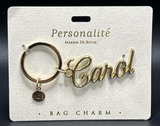 Personalite Marina De Buchi Personalized Bag Charm Carol