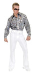 Disco 70s White Costume Pants For Men White 40”0