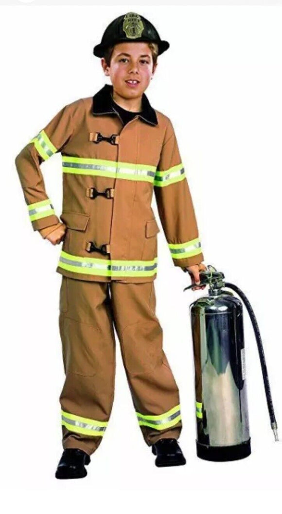 Rubies Young Heroes Firefighter Occupation Child Boys Medium 8-10 Costume