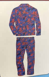 Spiderman Boys Flannel Pajama Set Size 4