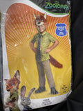 Child's Boys Classic Disney Zootopia Fox Nick Wilde Costume Size S 4-6