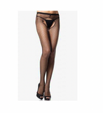 Leg Avenue Fishnet Moon Industrial Crotchless Adult Sizes Black Leg Avenue 1408