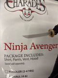 Ninja Avenger Series Costume Child Red Size XL 12-143