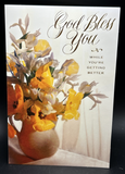 Get Well (God Bless) Greeting Card w/Envelope0