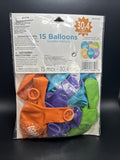 Fisher-Price Hello Baby Latex Balloons 15ct. Baby Shower Party Decoration Supply