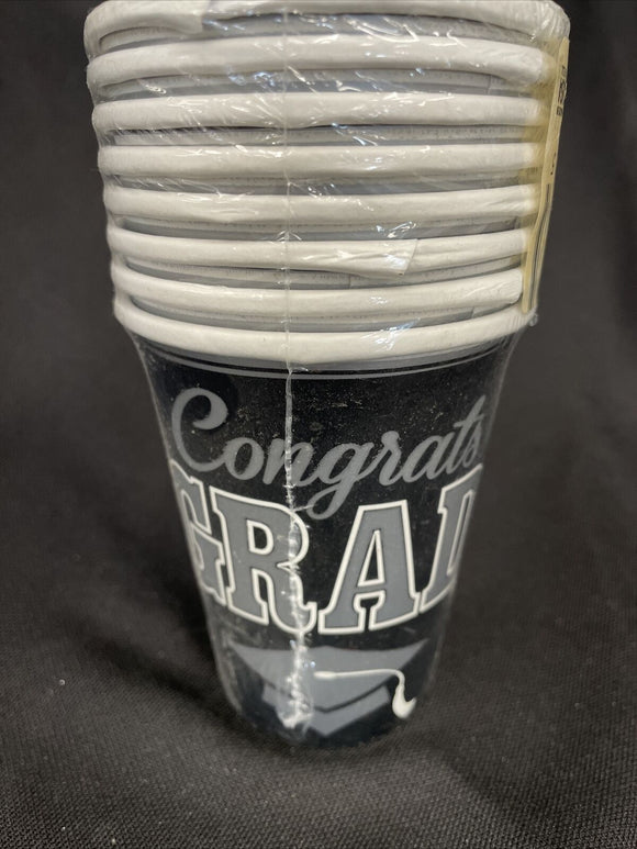 Congrats Grad Hot/Cold 9oz Cup 8Ct