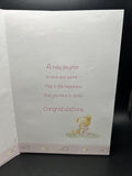 Congratulations on Birth of Daughter Greeting Card w/Envelope
