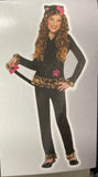 Leopard Grrrl Halloween Girl Costume Kid Medium 8-10